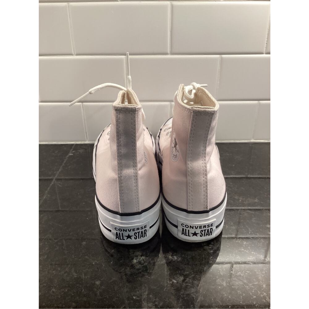 Converse Light Pink Platform All Star Hi Shoes size 6 - Picture 6 of 9
